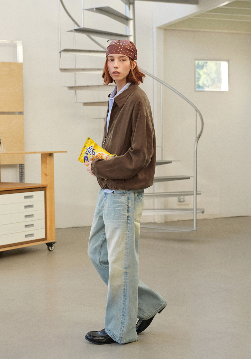 ベルベットタッチ ハリントン ドロップショルダー N6570