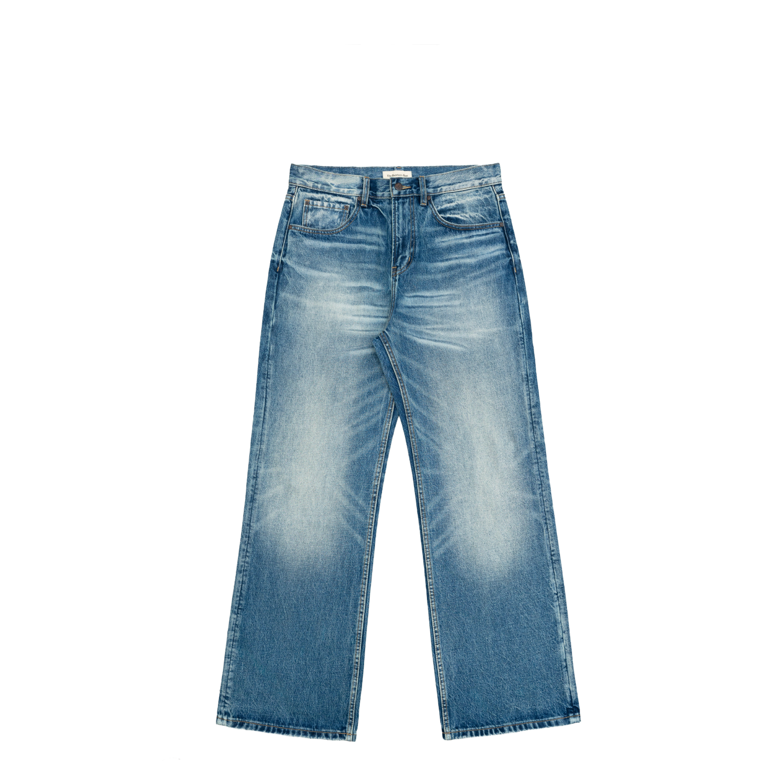 646ネバダウォッシュ ルーズストレートデニム N6582