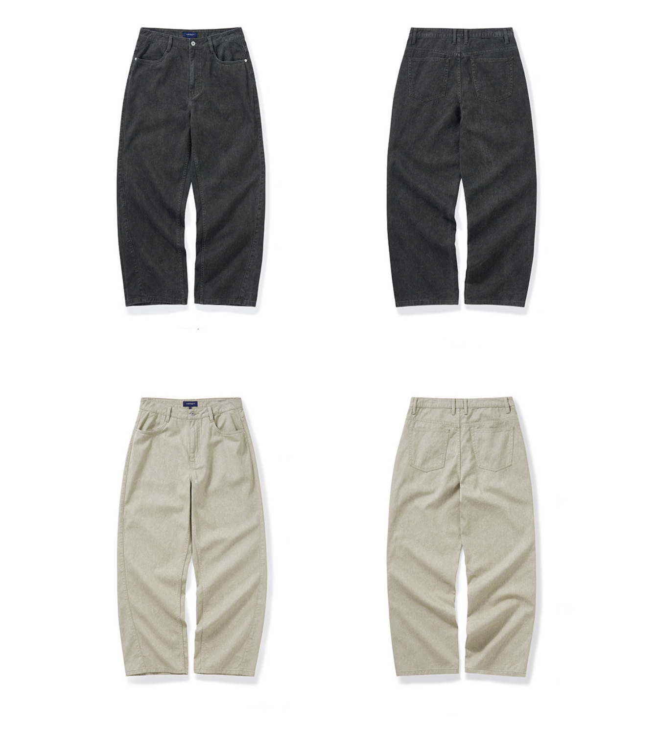 ヴィンテージウォッシュ ルーズストレートデニム N6603