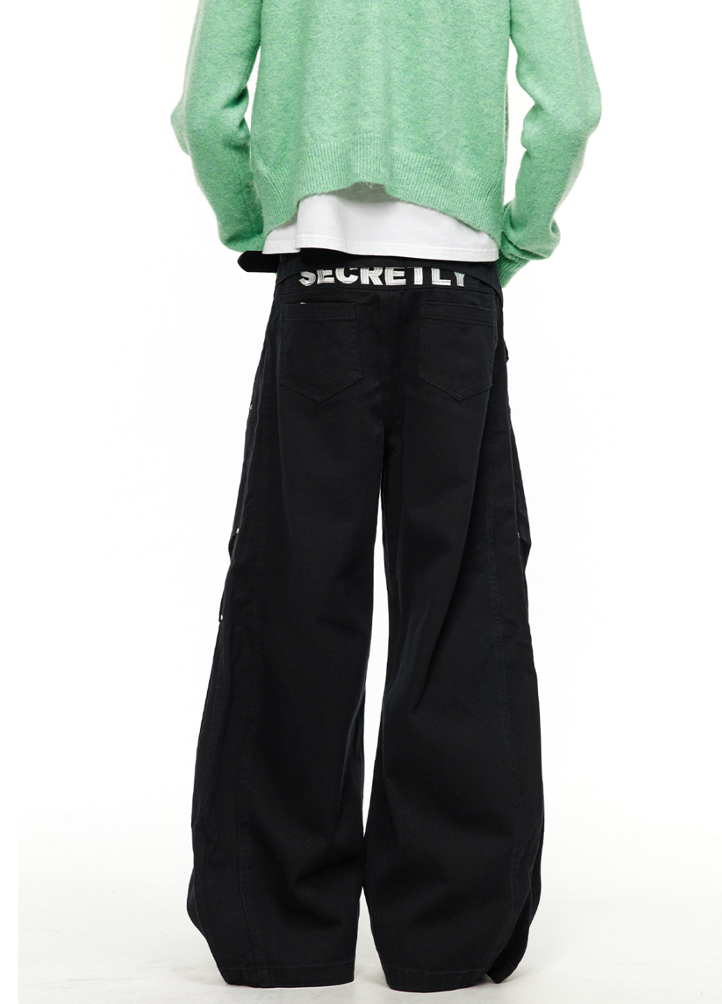 カーブライン グラフィック ワイドデニム N6617