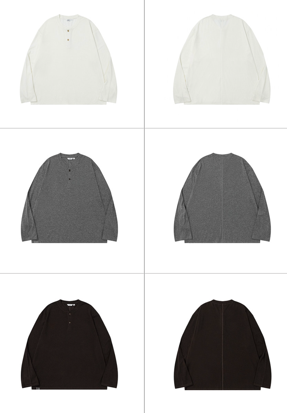 ウォッシャブルウール ヘンリーロングT N6638