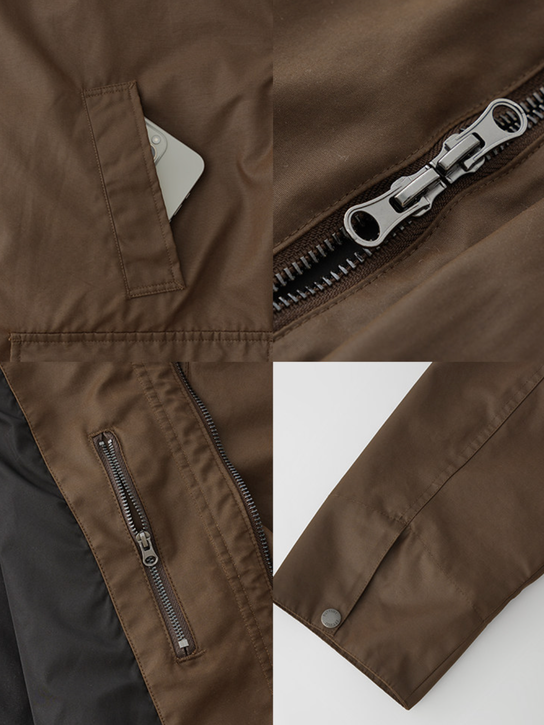 ヴィンテージレザー襟 ワークブルゾン N6669