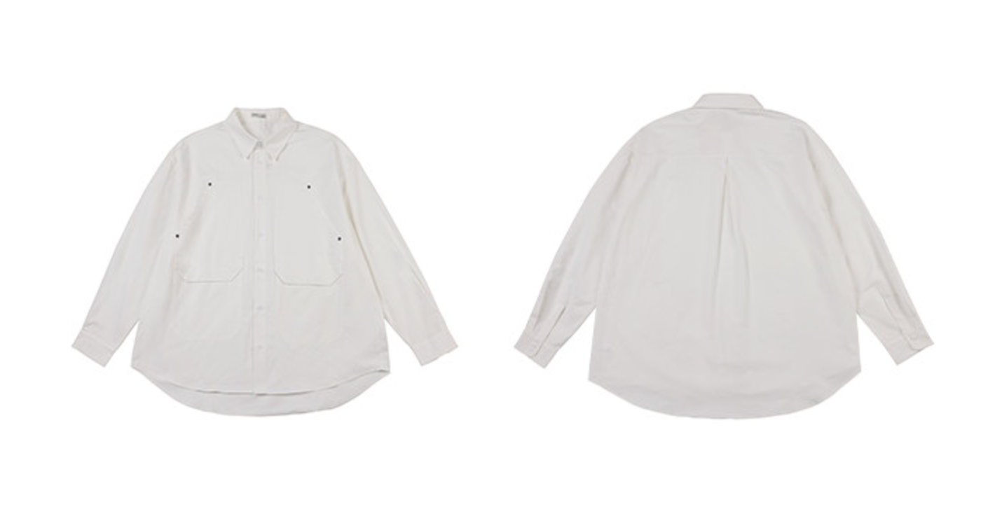 スタッズアクセント ワークシャツジャケット N6724