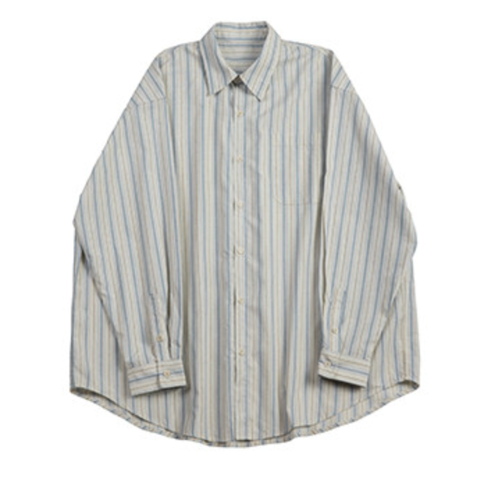 ストライプ オーバーサイズシャツ N6730