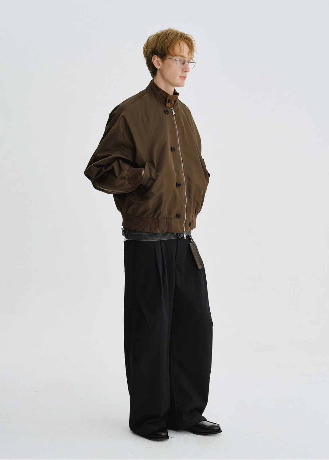 ミリタリースタンドカラー MA-1ブルゾン N6754