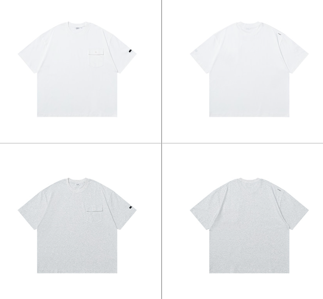 300g コットン ステッチポケット Tシャツ N6907