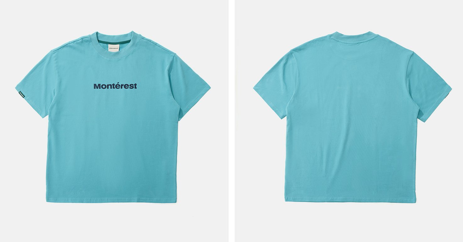 アウトドアロゴ 抗菌速乾 クルーネックTシャツ N7007