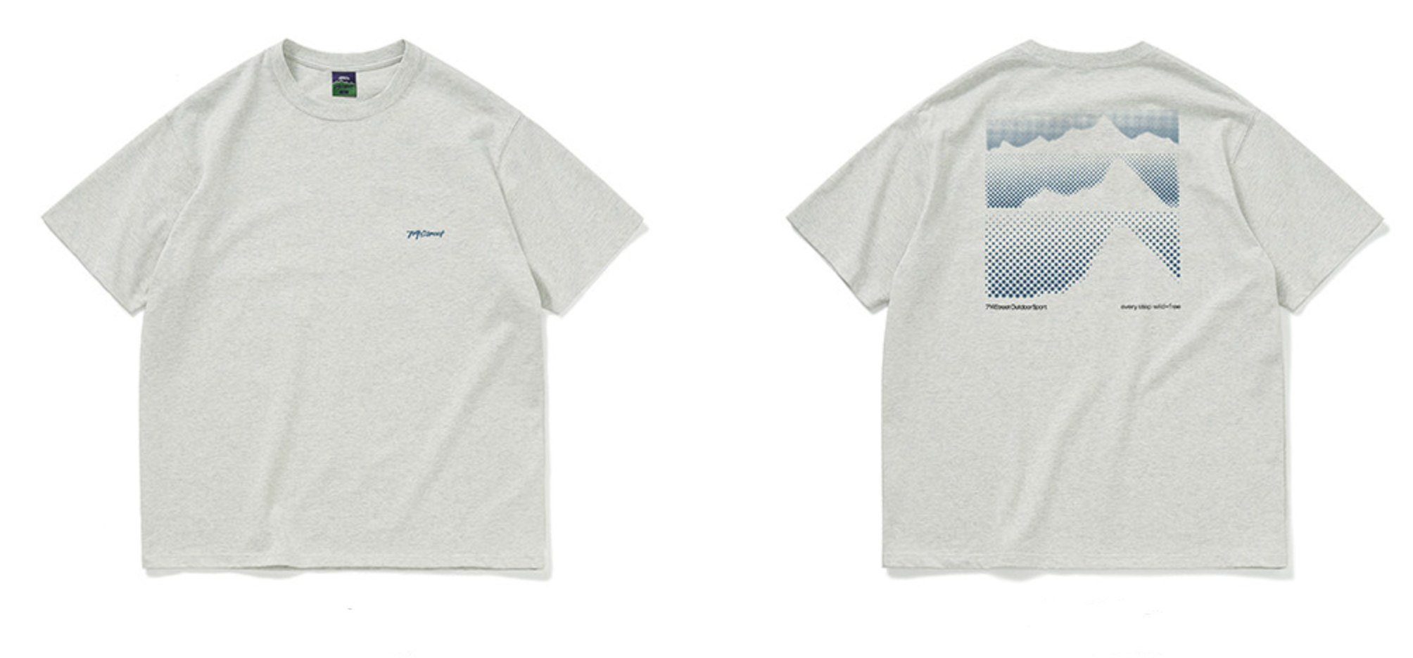 マウンテングラフィック UVカット半袖Tシャツ N7012