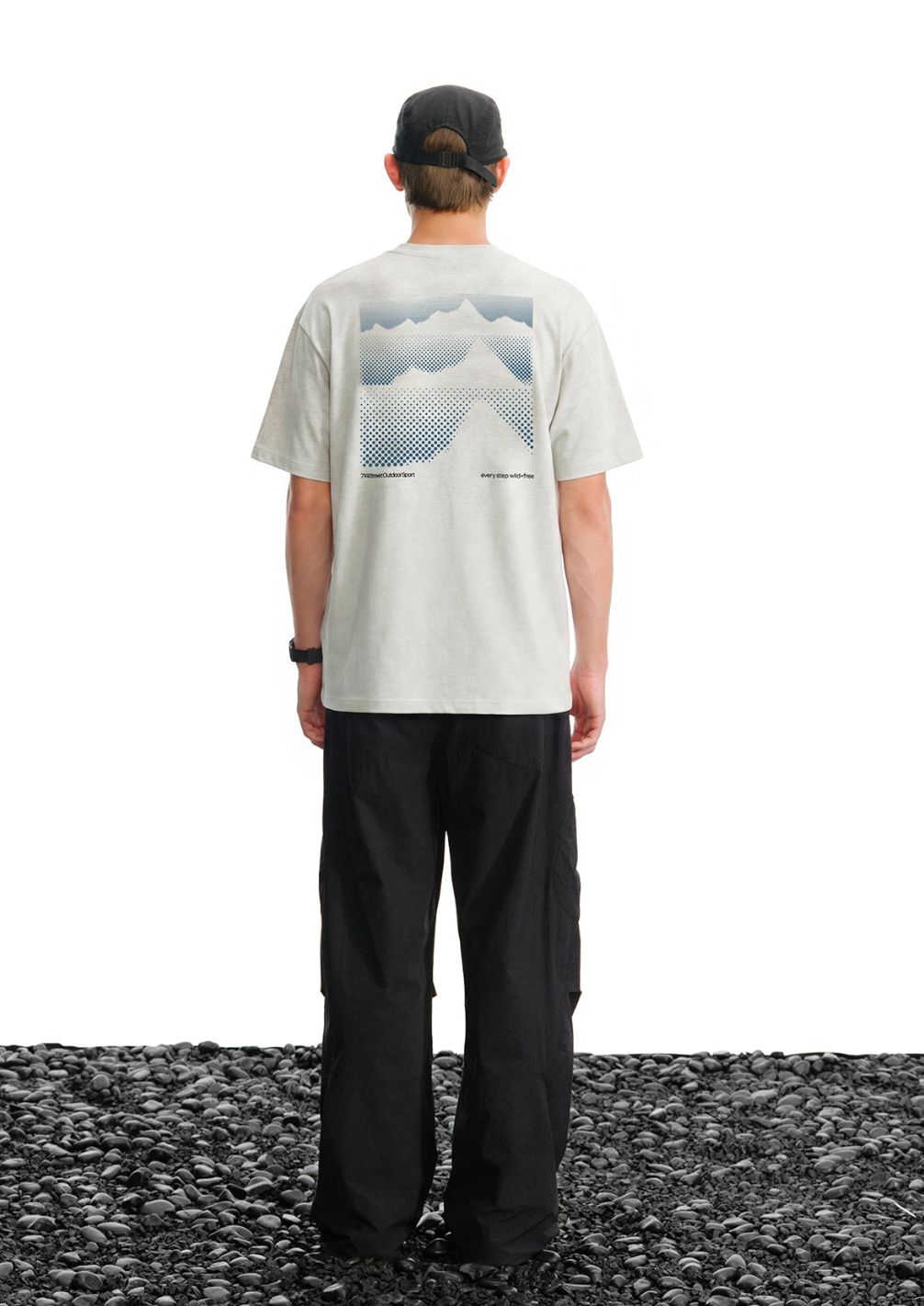 マウンテングラフィック UVカット半袖Tシャツ N7012