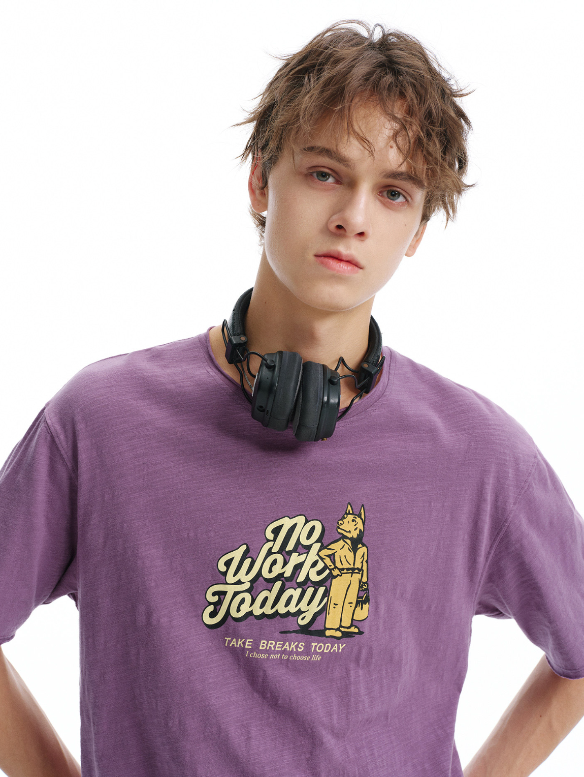 コットン100% スラブ素材 ヴィンテージTシャツ N7087