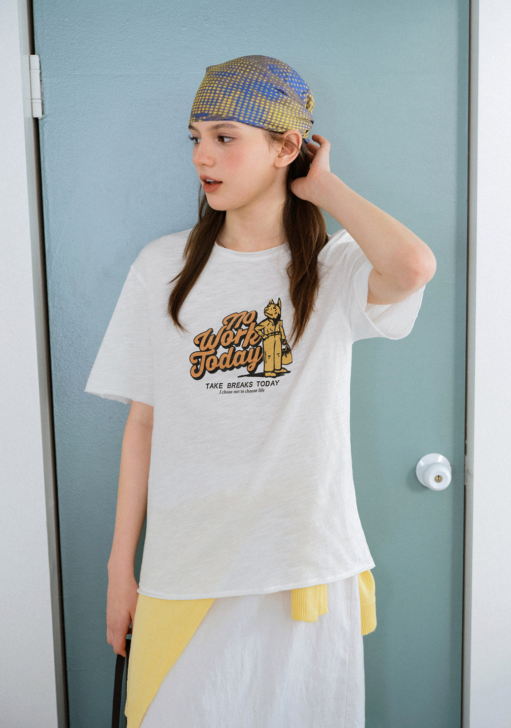 コットン100% スラブ素材 ヴィンテージTシャツ N7087