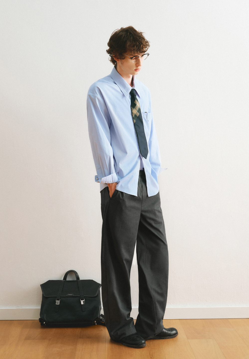 防透け防シワUVカット長袖シャツ N7187