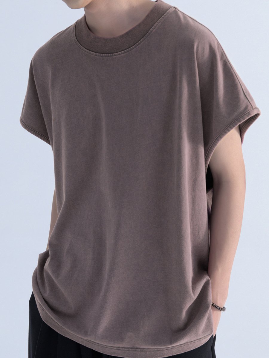 【240G】Washed vest T-shirt N3535 - NNine