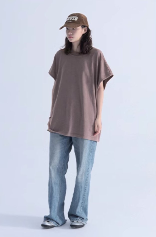 【240G】Washed vest T-shirt N3535 - NNine