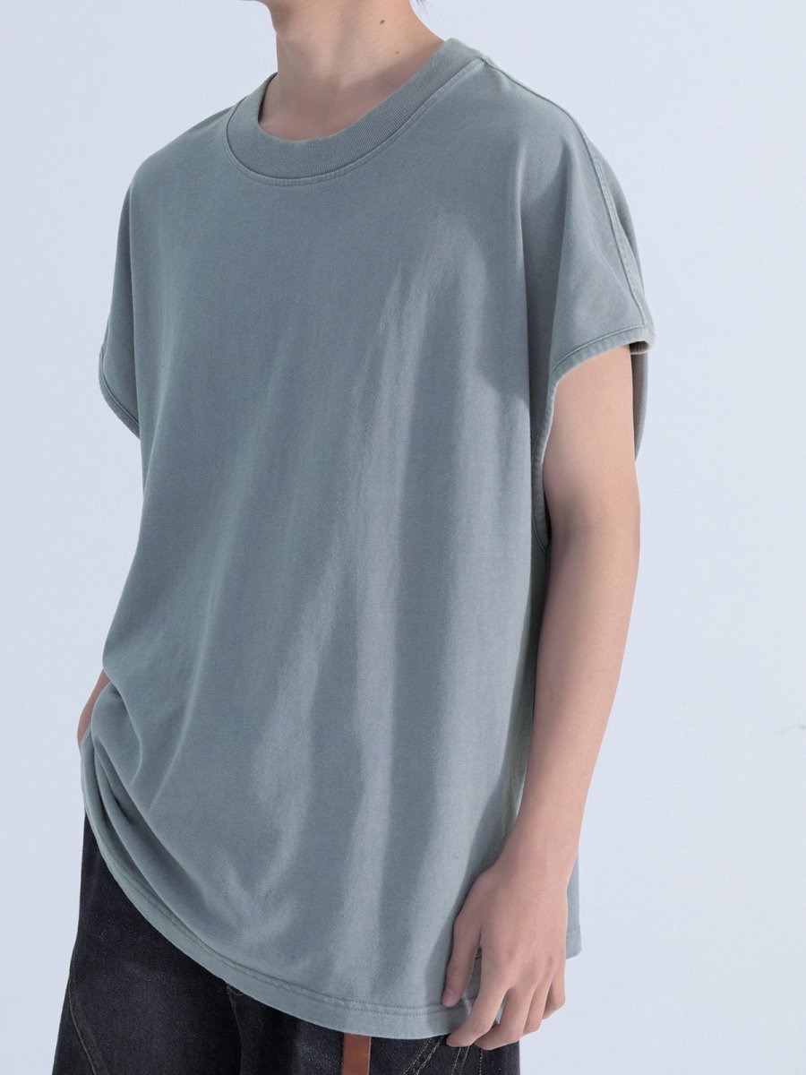【240G】Washed vest T-shirt N3535 - NNine