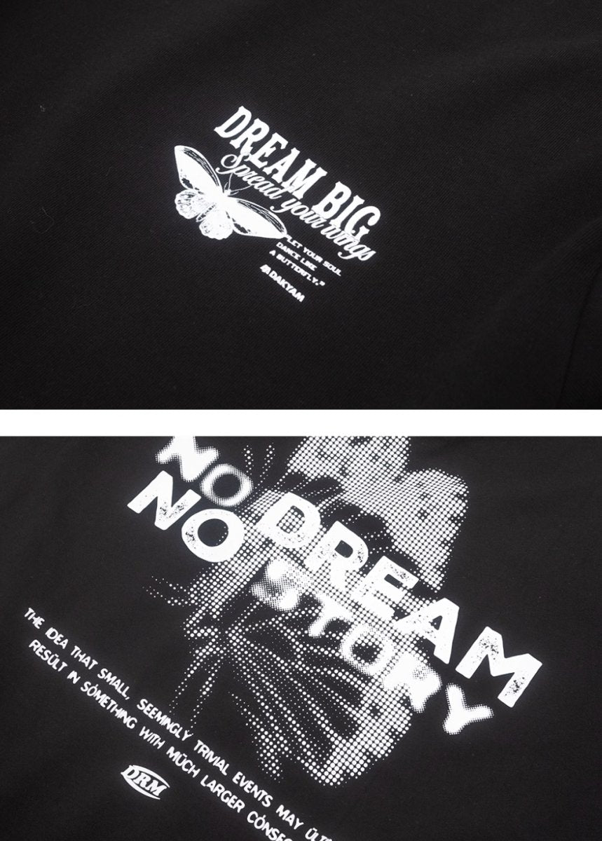 【250G】Butterfly effect silhouette T - shirt N3993 - NNine