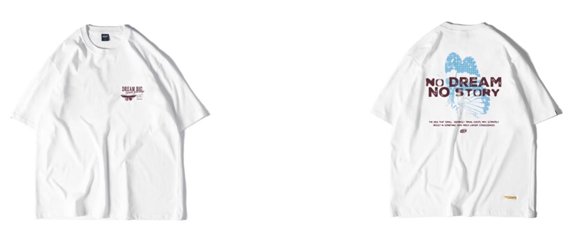 【250G】Butterfly effect silhouette T - shirt N3993 - NNine