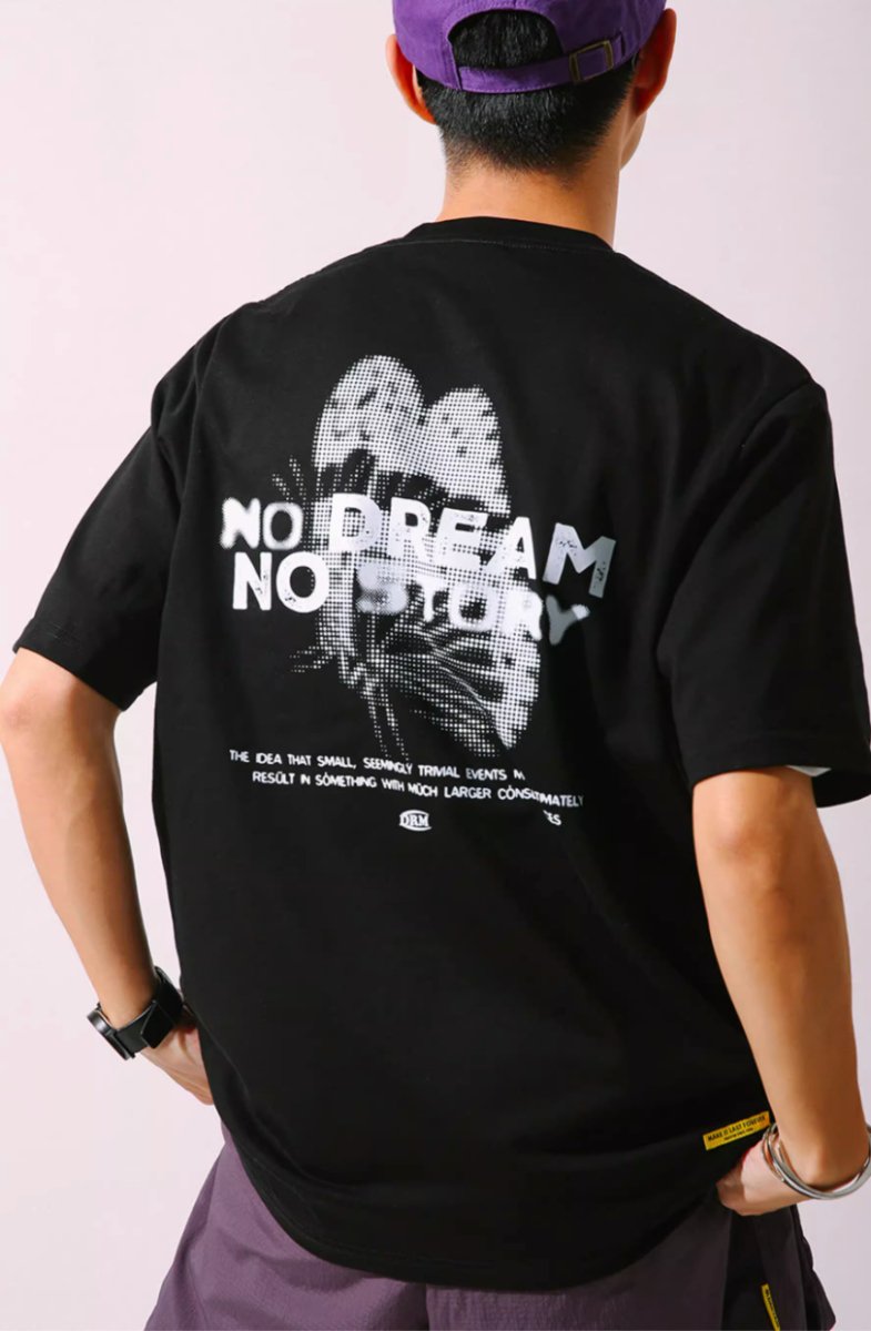 【250G】Butterfly effect silhouette T - shirt N3993 - NNine