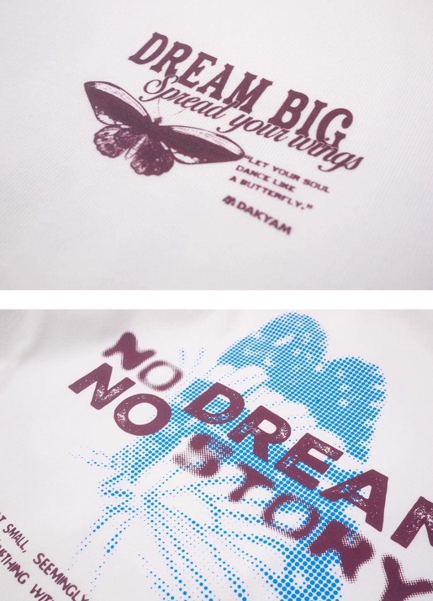 【250G】Butterfly effect silhouette T - shirt N3993 - NNine