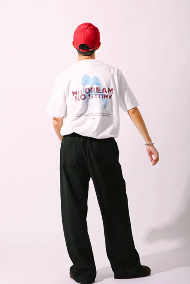 【250G】Butterfly effect silhouette T - shirt N3993 - NNine