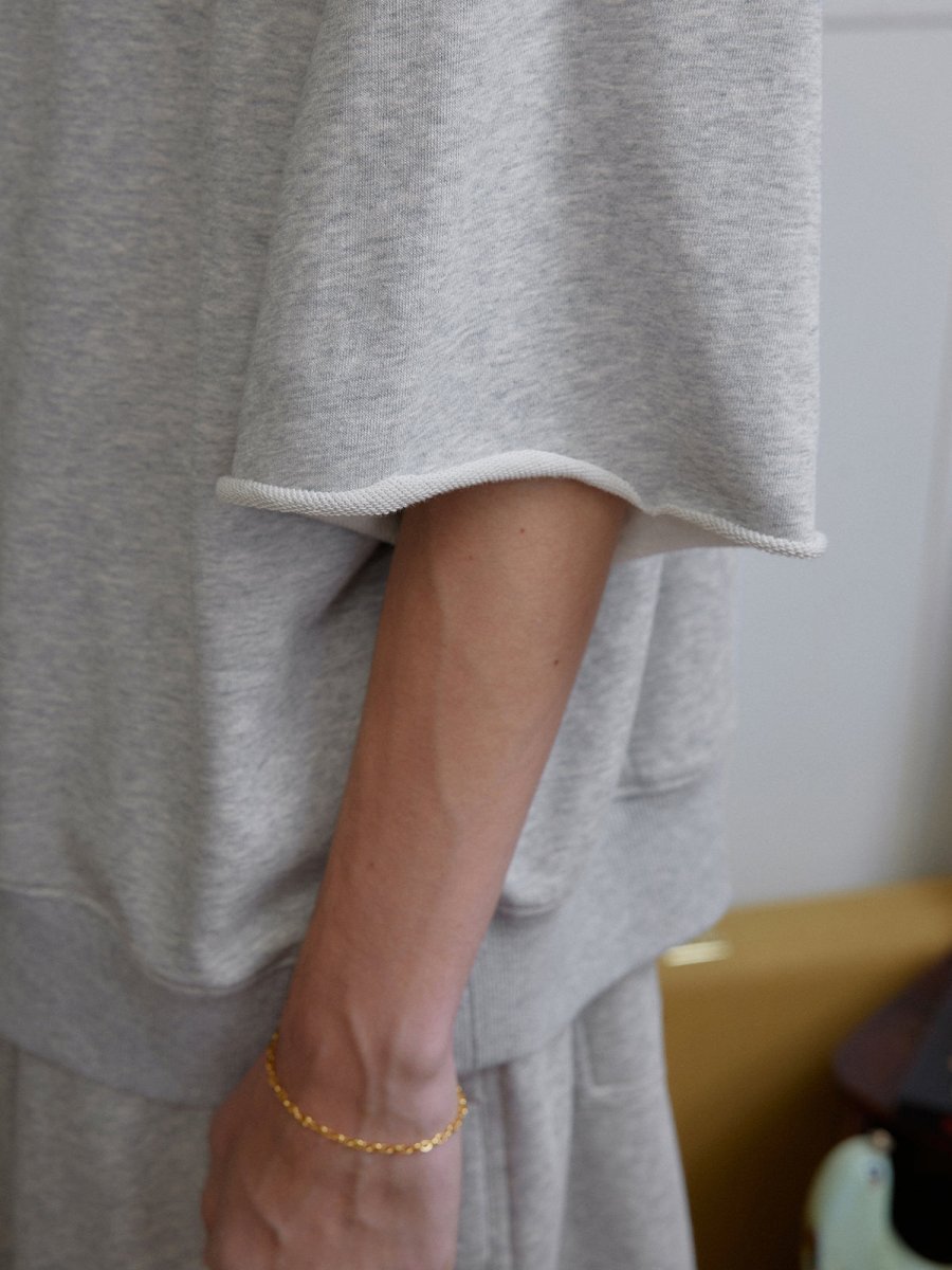 【250G】heavy waist sweat set up pants/tops N3545 - NNine