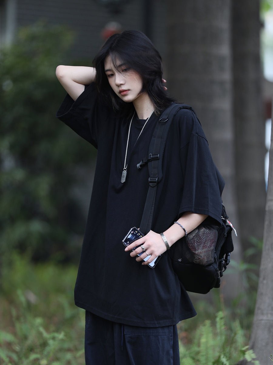 【250G】HEAVYWEIGHT LINEN BLEND COTTON T-SHIRT N3504 - NNine