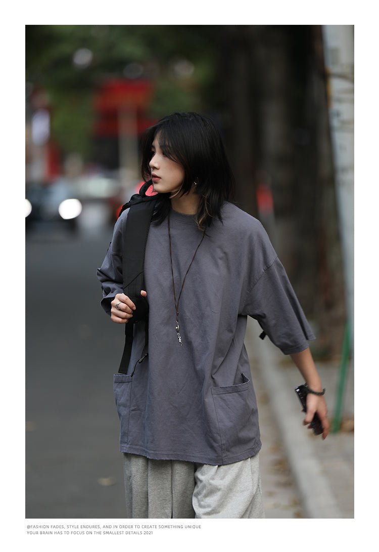 【250G】Short sleeve crash t-shirt N3507 - NNine