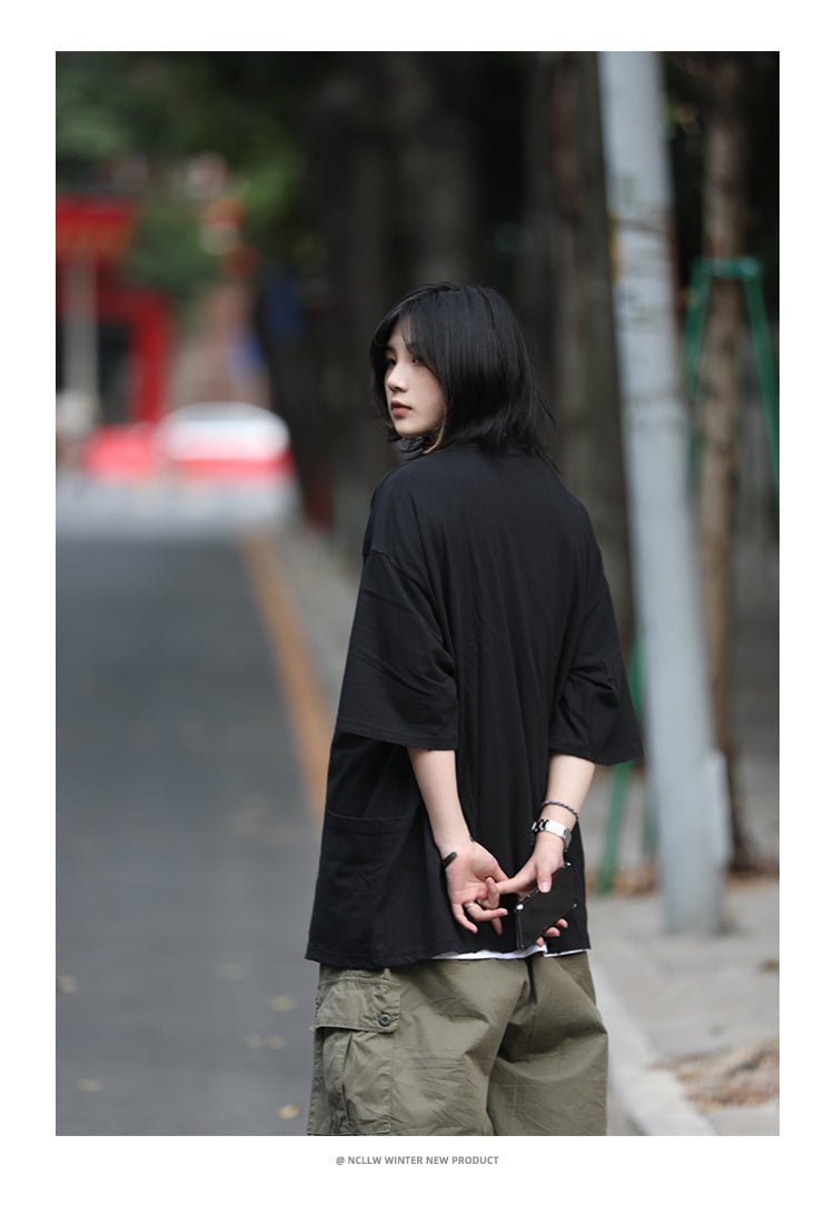【250G】Short sleeve crash t-shirt N3507 - NNine
