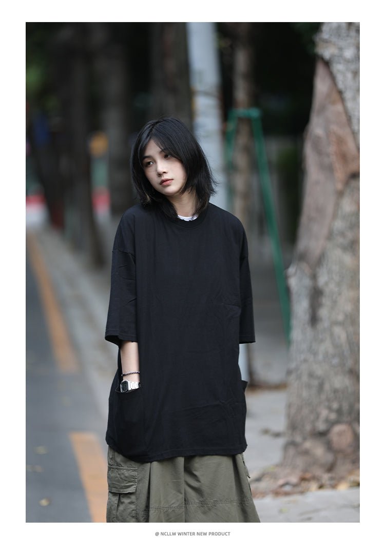 【250G】Short sleeve crash t-shirt N3507 - NNine