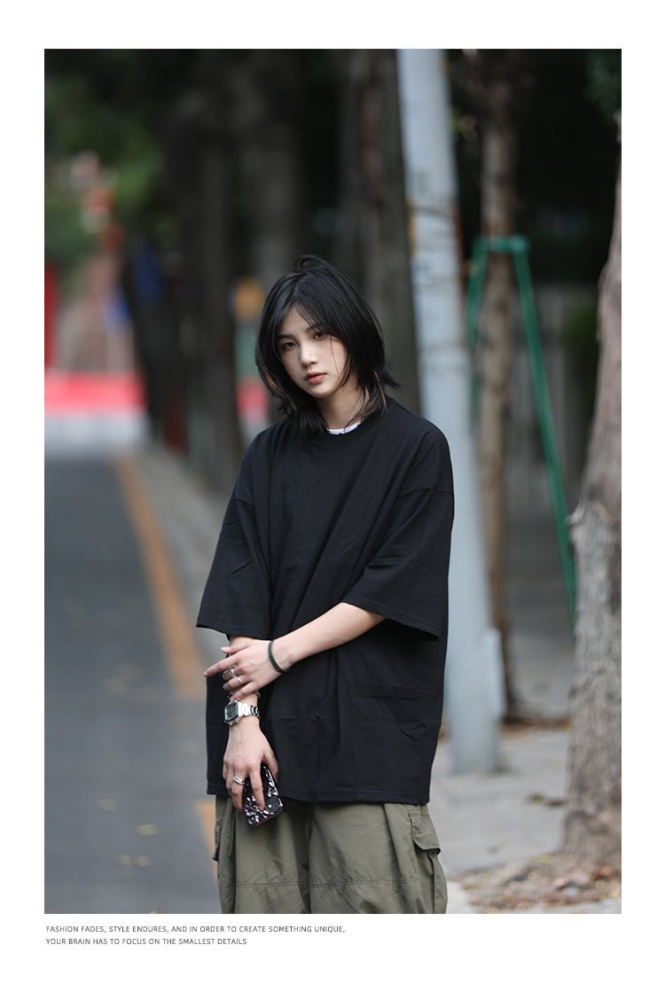 【250G】Short sleeve crash t-shirt N3507 - NNine