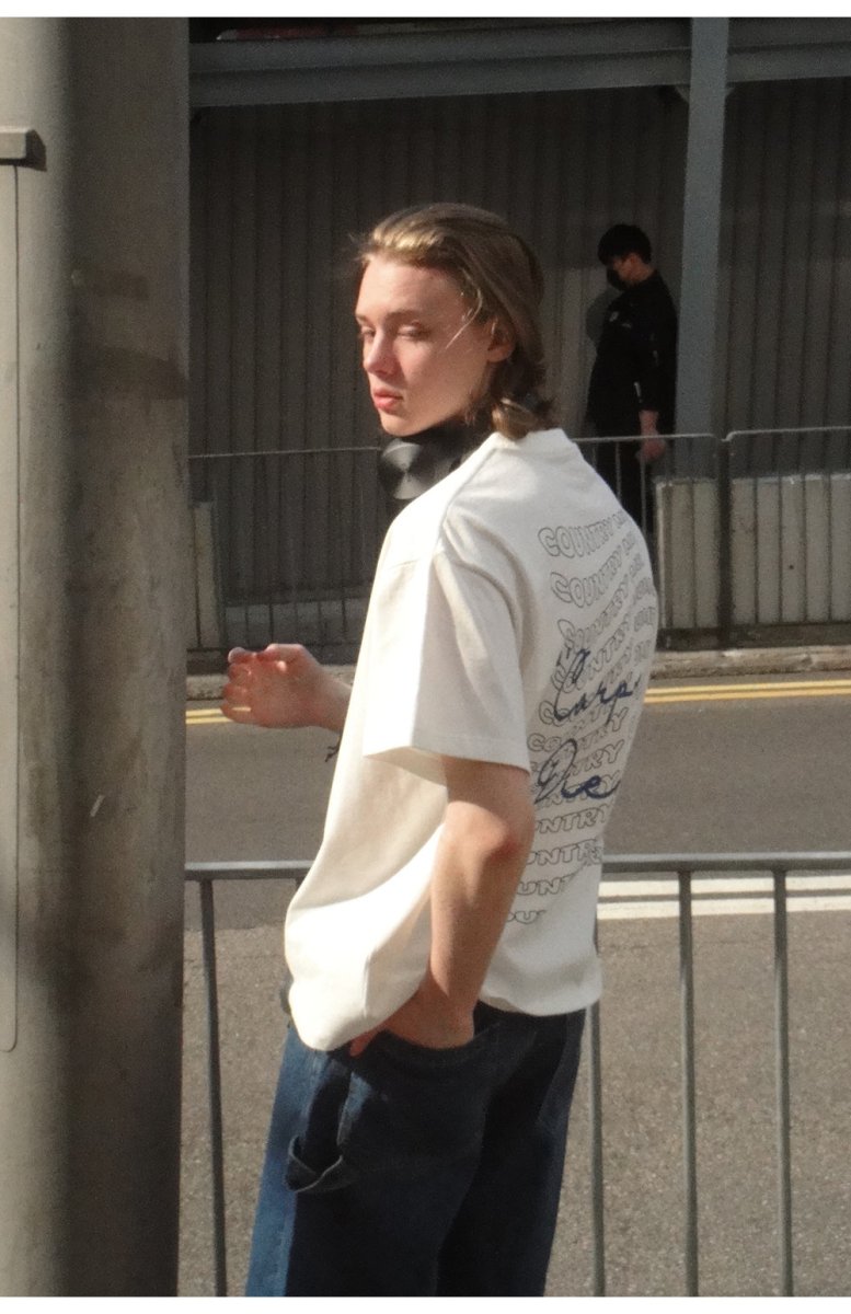 【260G】Cleanfit back print t - shirt / バックプリントT N3669 - NNine