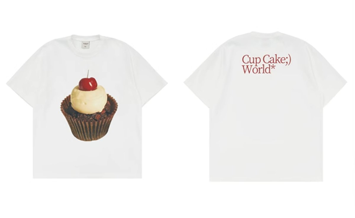 【260G】Sweets print T-shirt N3559 - NNine