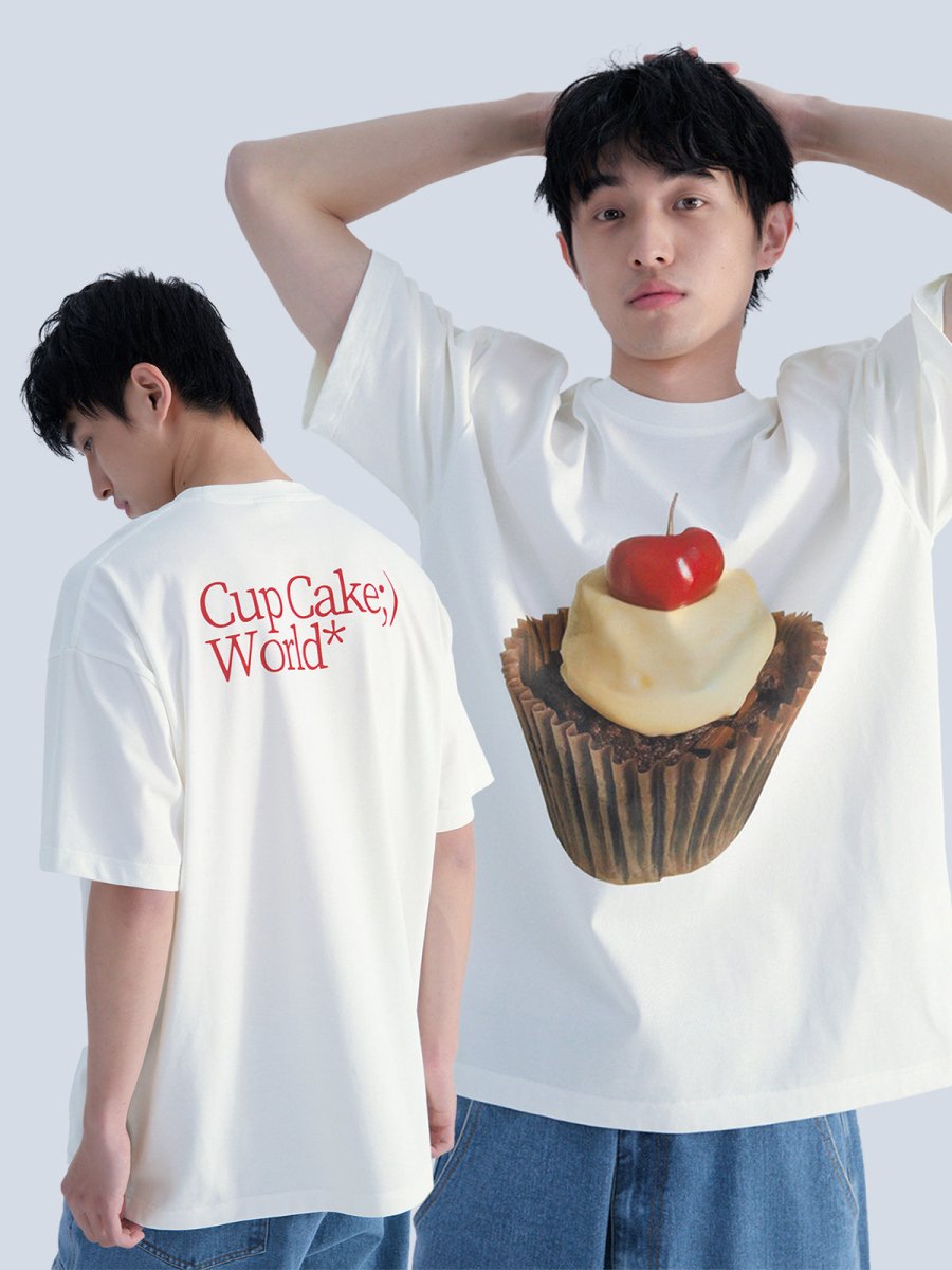 【260G】Sweets print T-shirt N3559 - NNine