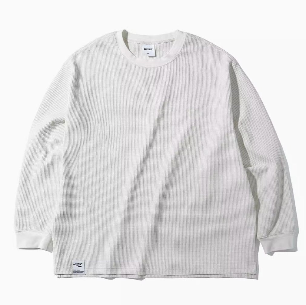 【260G】Waffle long sleeve T-shirt / 機能性アクティブワッフルロンT N4231