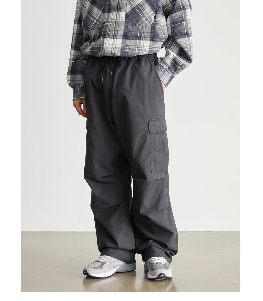 【270G】COTTON parachute pants N3640 - NNine