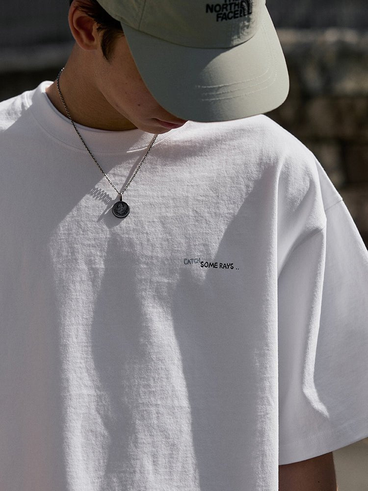 【270G】Monotone Ink Print T N3767 / モノトーンインクプリントT - NNine