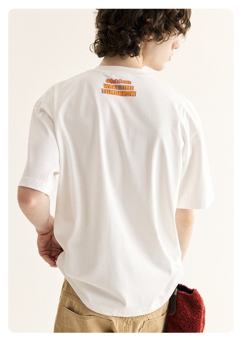 【275G】breakfast print t - shirt / レトロプリントT N3741 - NNine