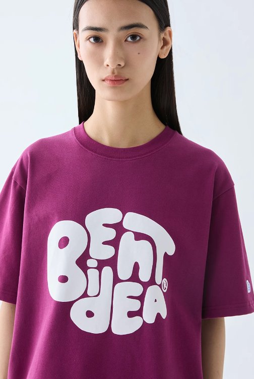 【275G】candy color logo t-shirt N3284 - NNine