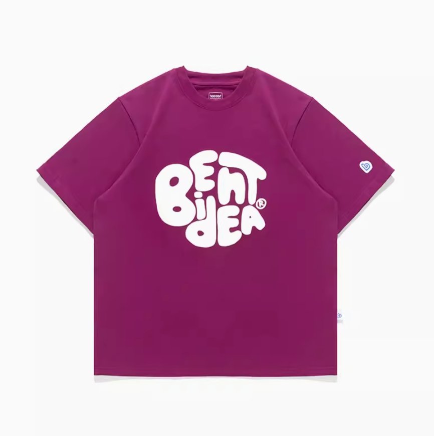 【275G】candy color logo t-shirt N3284 - NNine