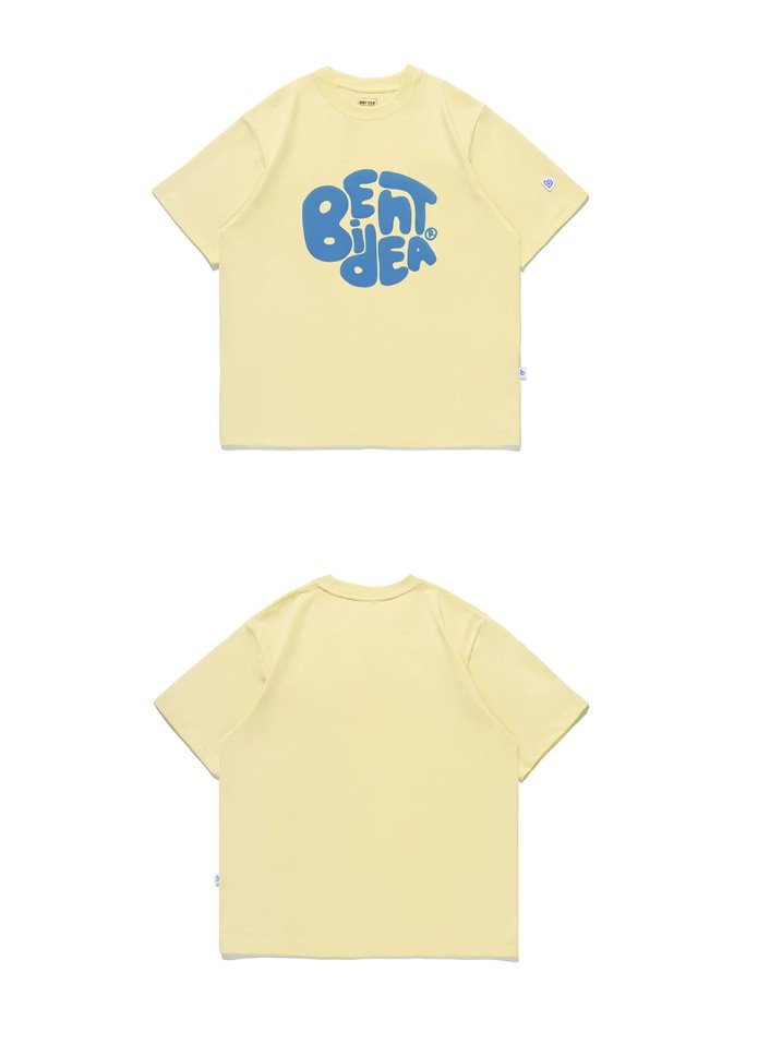 【275G】candy color logo t-shirt N3284 - NNine
