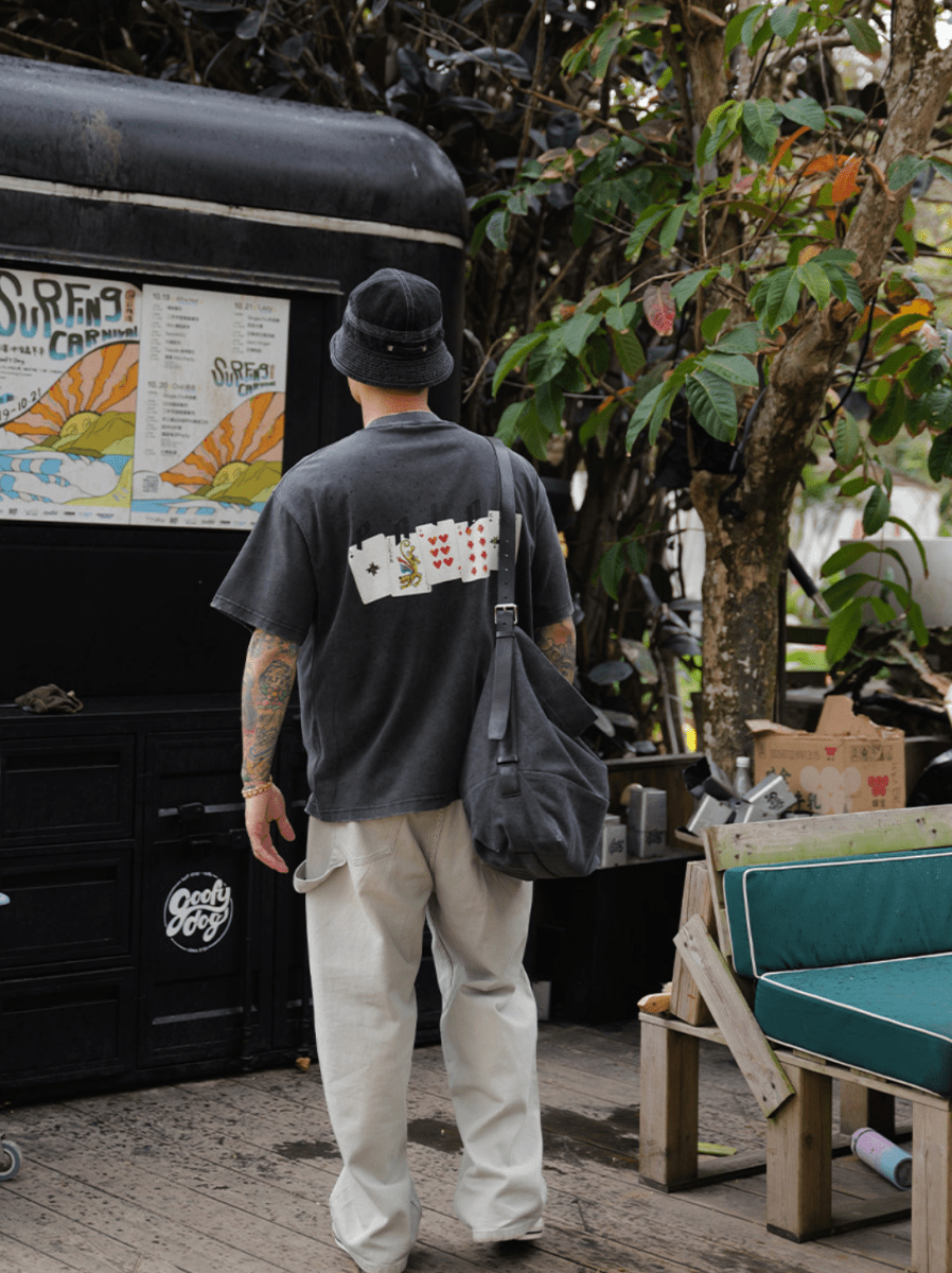280g サンドウォッシュ ダメージTシャツ N6905 - ファッション通販NNine(ナイン)