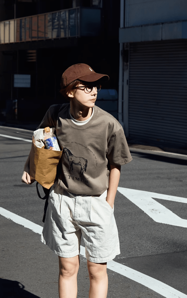 【280G】printed t-shirt N5258 - ファッション通販 NNine(ナイン)