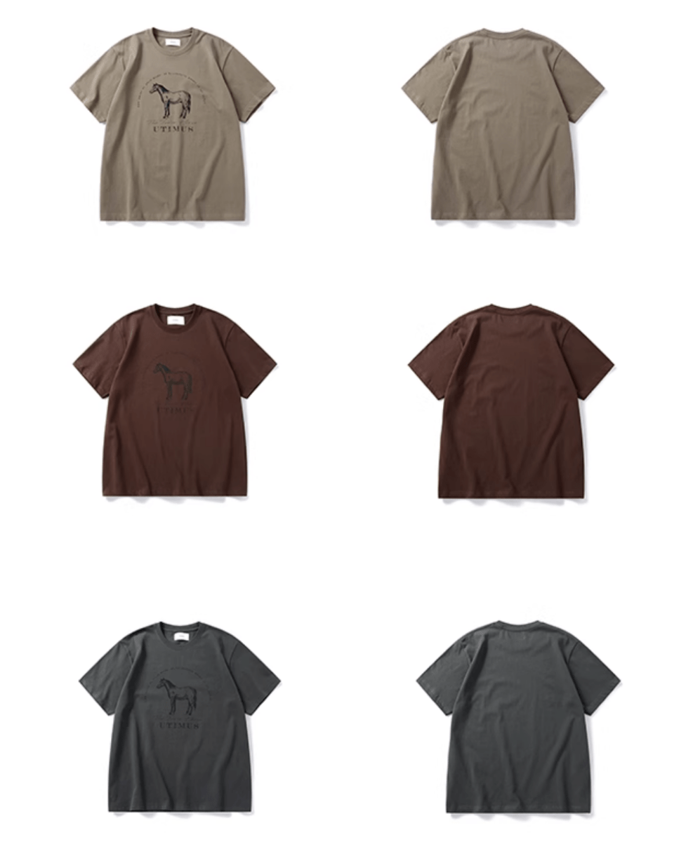 【280G】printed t-shirt N5258 - ファッション通販 NNine(ナイン)