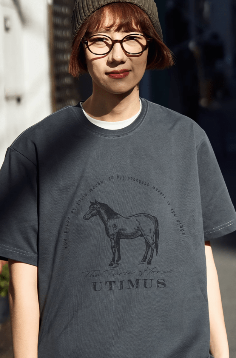 【280G】printed t-shirt N5258 - ファッション通販 NNine(ナイン)