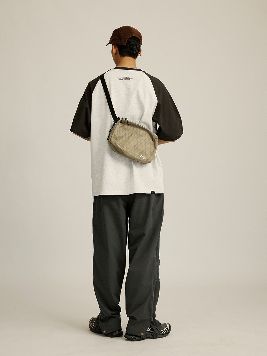 【280G】Raglan sleeve logo print T-shirt N3457 - NNine