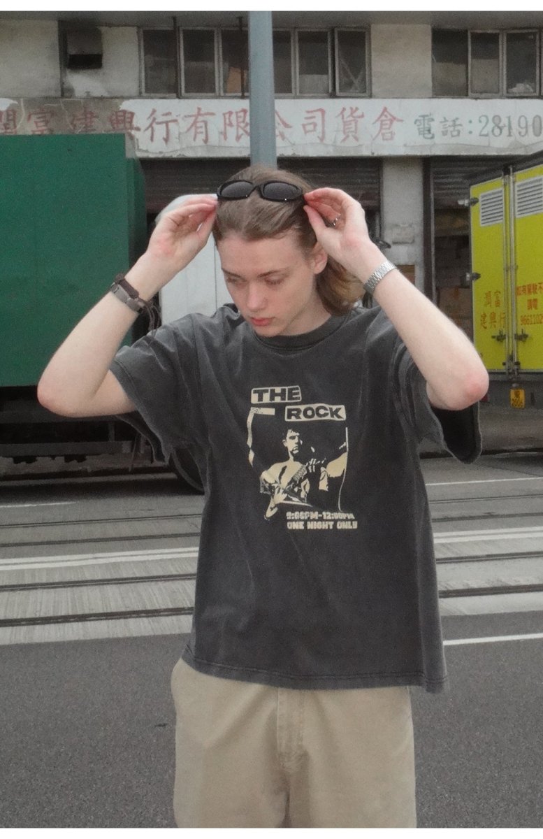 【290G】The Rock Print T - shirt N3668 - NNine