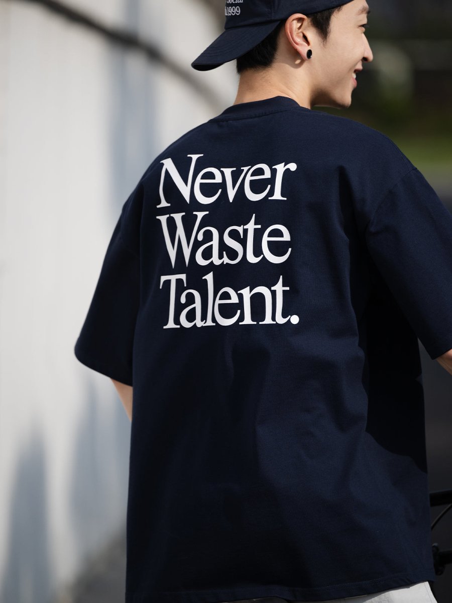 【300G】back print t-shirt N3401 - NNine