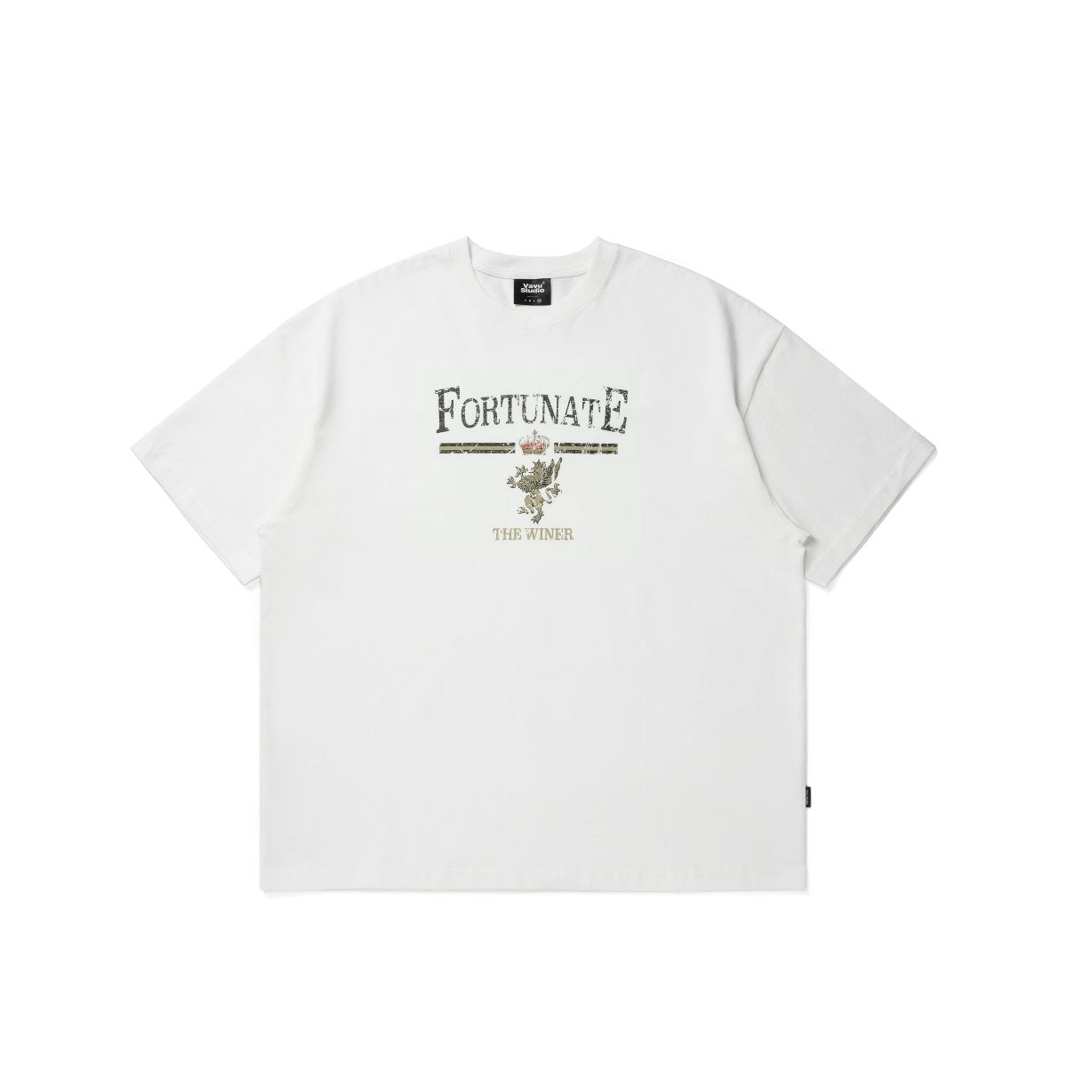 【300G】Distressed printed T - shirt N3639 - NNine
