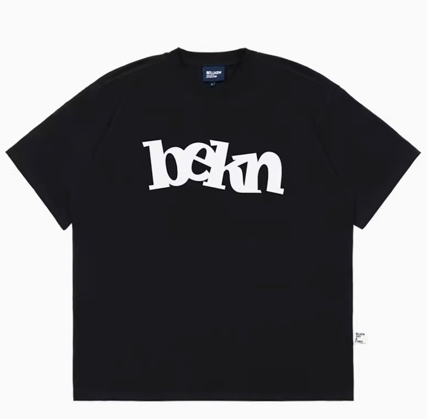 【300G】logo print t-shirt N3328 - NNine