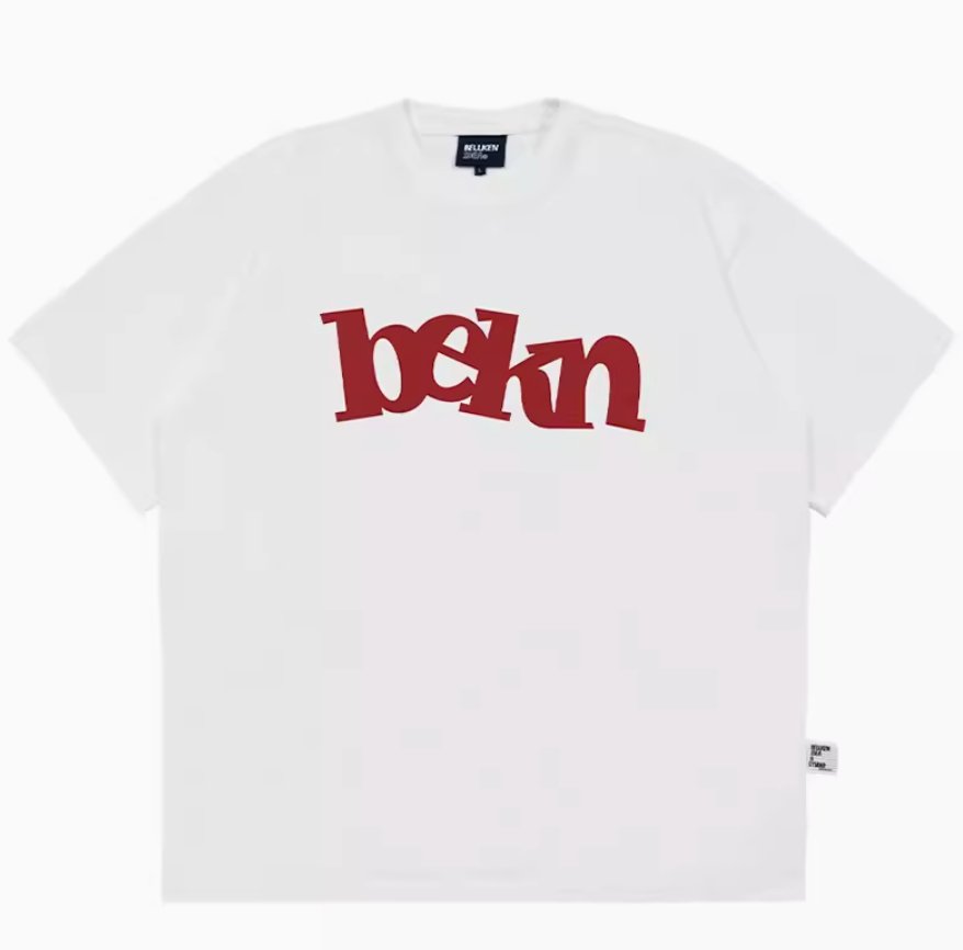 【300G】logo print t-shirt N3328 - NNine